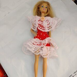 OOAK Valentine Barbie - Doll and Handmade Outfit #1